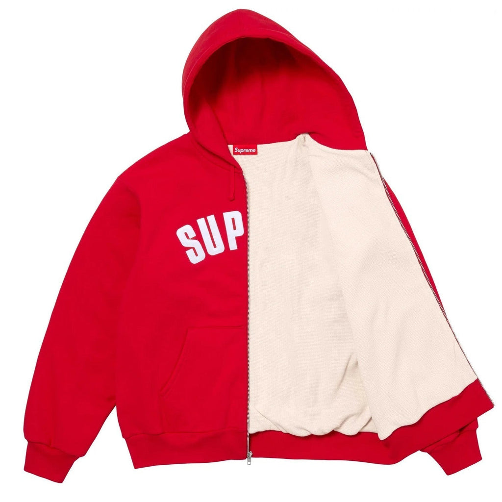 Supreme 25FW Thermal-Lined Zip-Up Hoodie