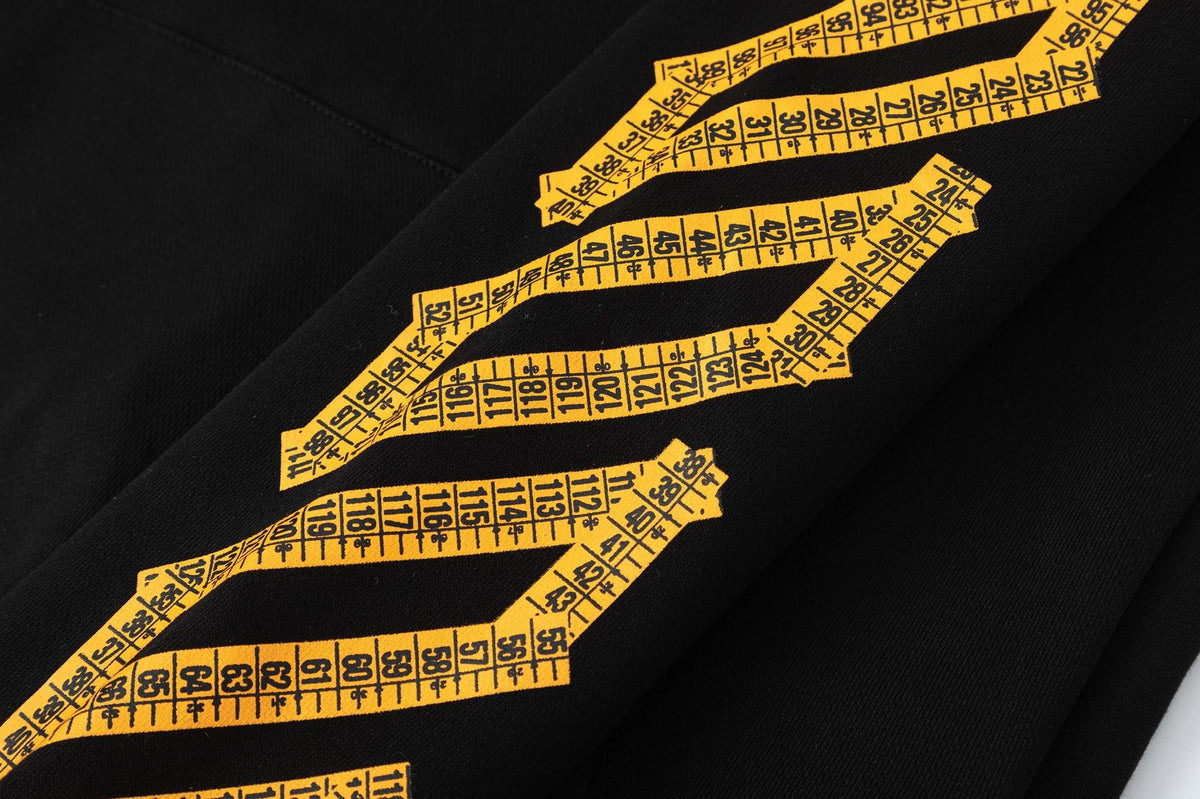 Off-White Schwarzer Hoodie