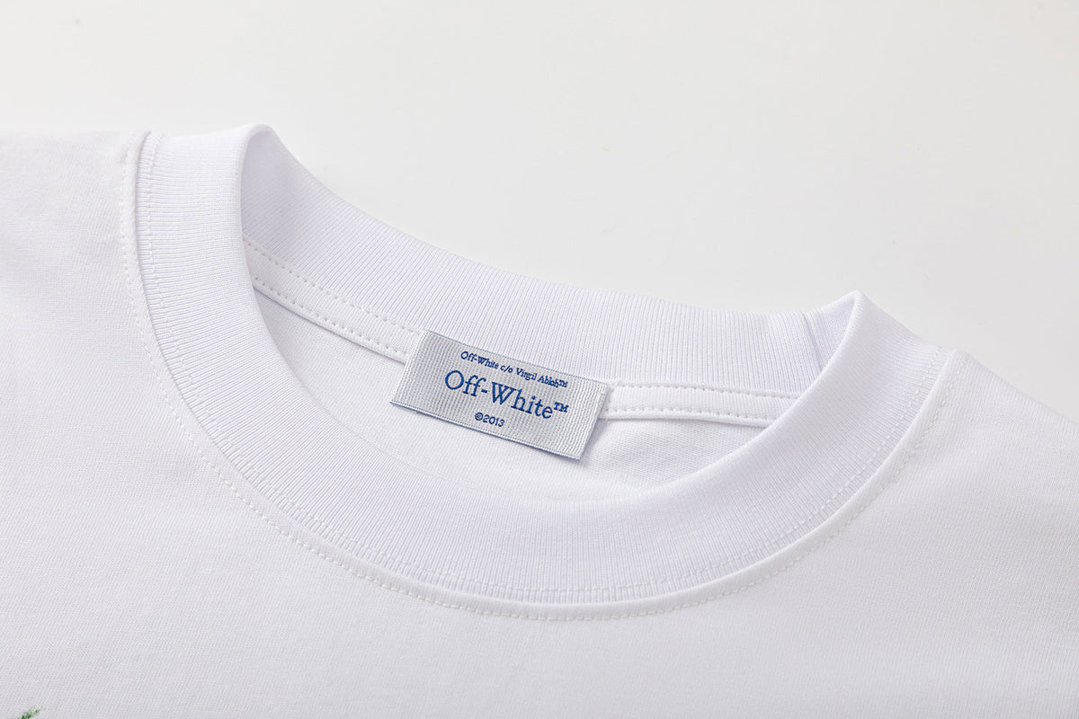 Off-White Bookish Crazy Cotton T-Shirt