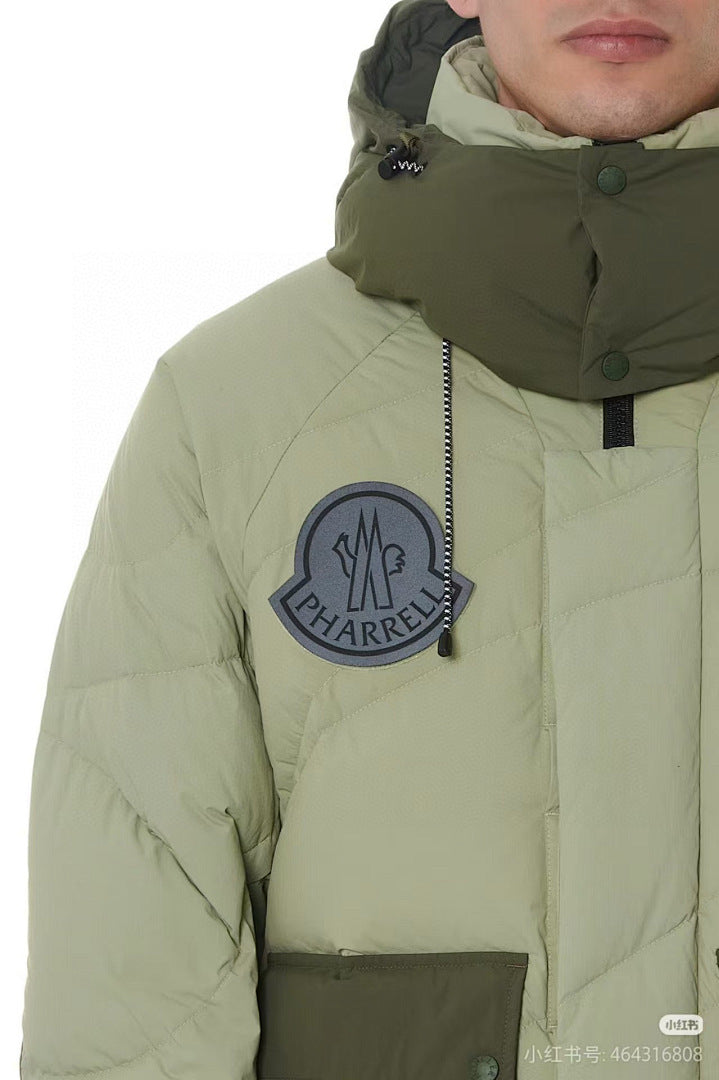 Moncler x Pharrell Chestnut Short Down Jacket