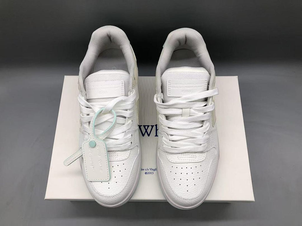 OFF-WHITE Out Of Office OOO 30 MM Low Tops White Light Blue