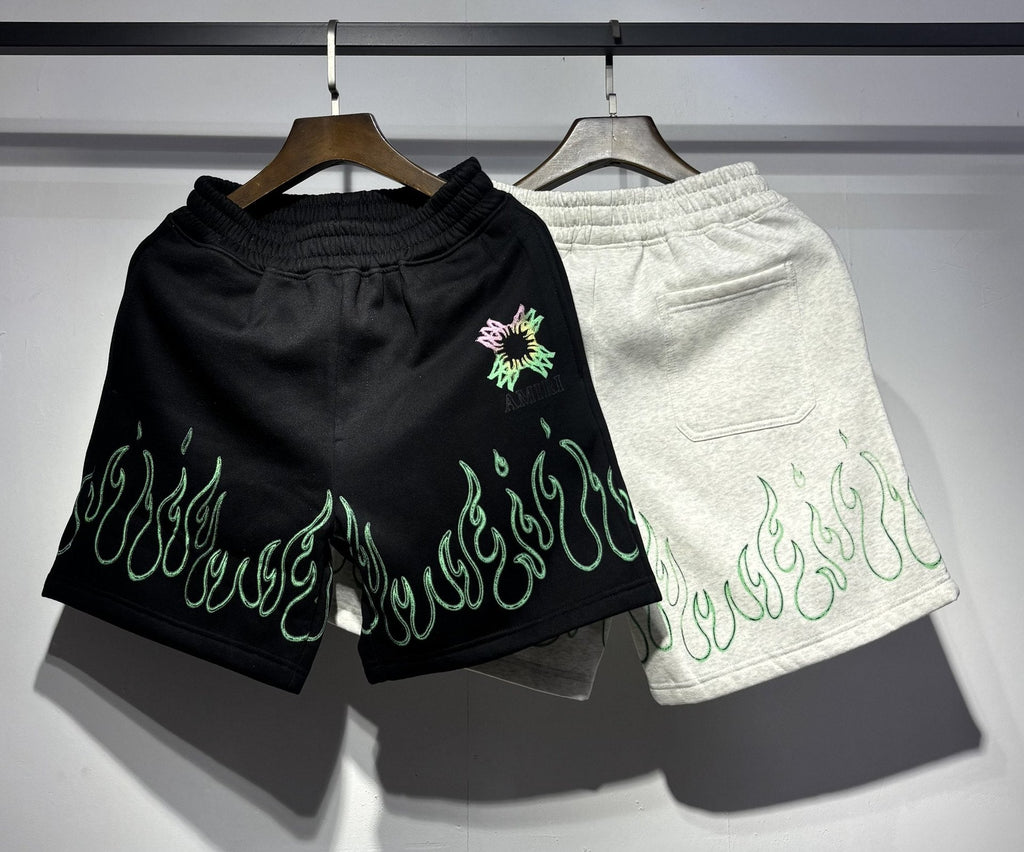 AMIRI MA Quad Flames Sweatshorts