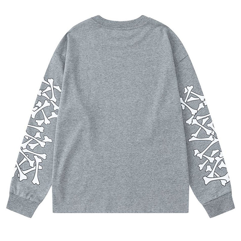 AMIRI Bones Stacked Long-Sleeve T-Shirts