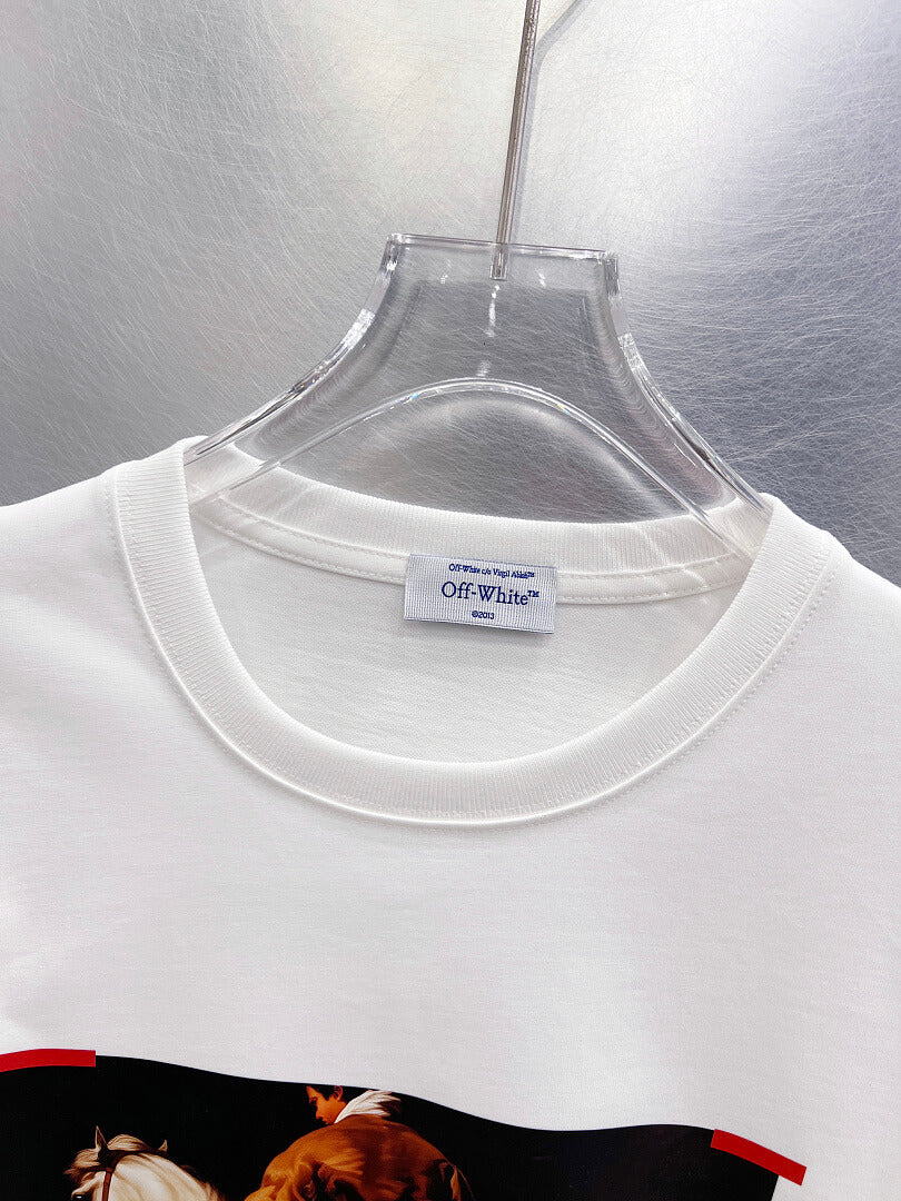 OFF-WHITE Artistic Print Long-Sleeve T-Shirt