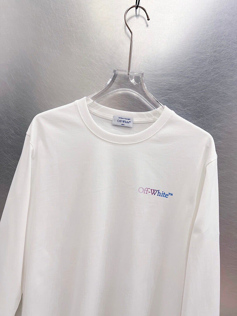 OFF-WHITE Diag Gradient Long-Sleeve T-Shirt