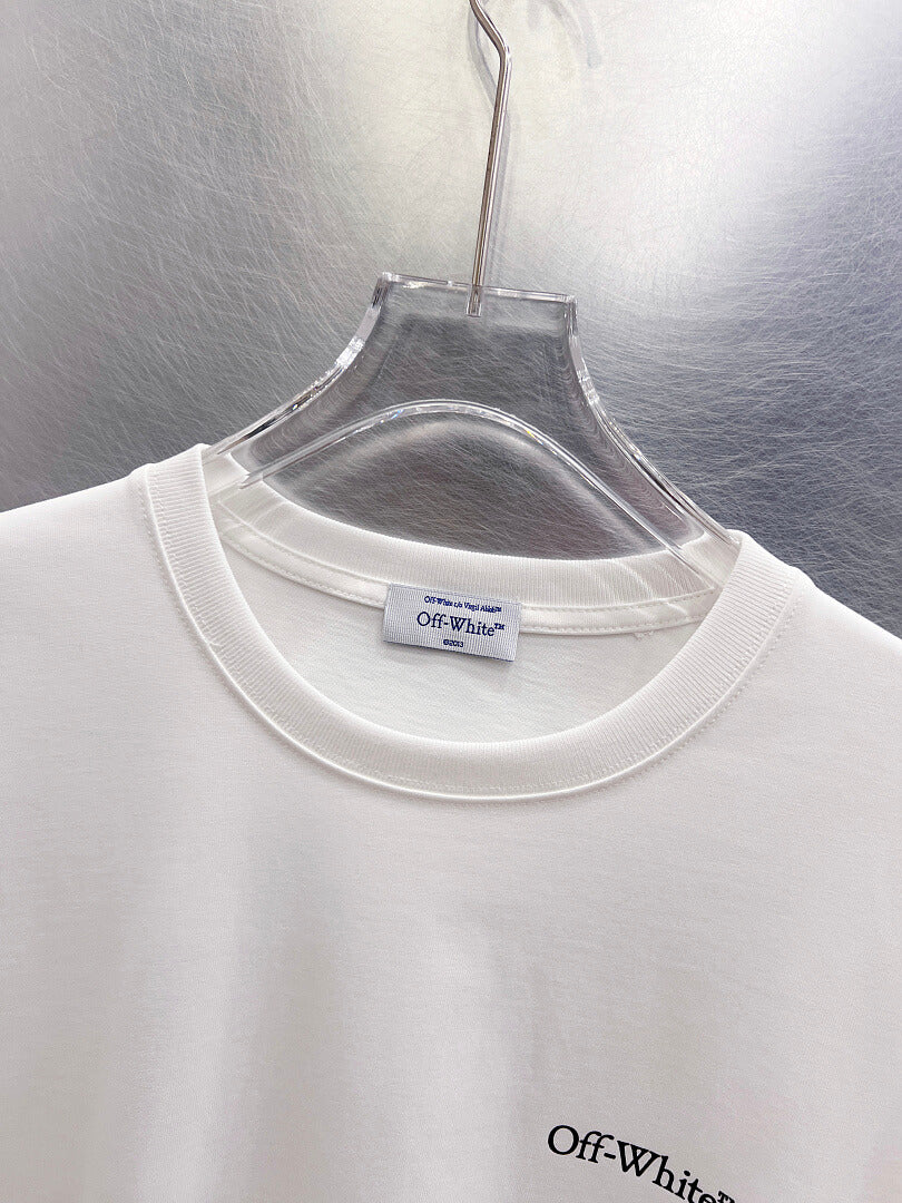 OFF-WHITE Caravaggio Painted Print Long-Sleeve T-Shirt
