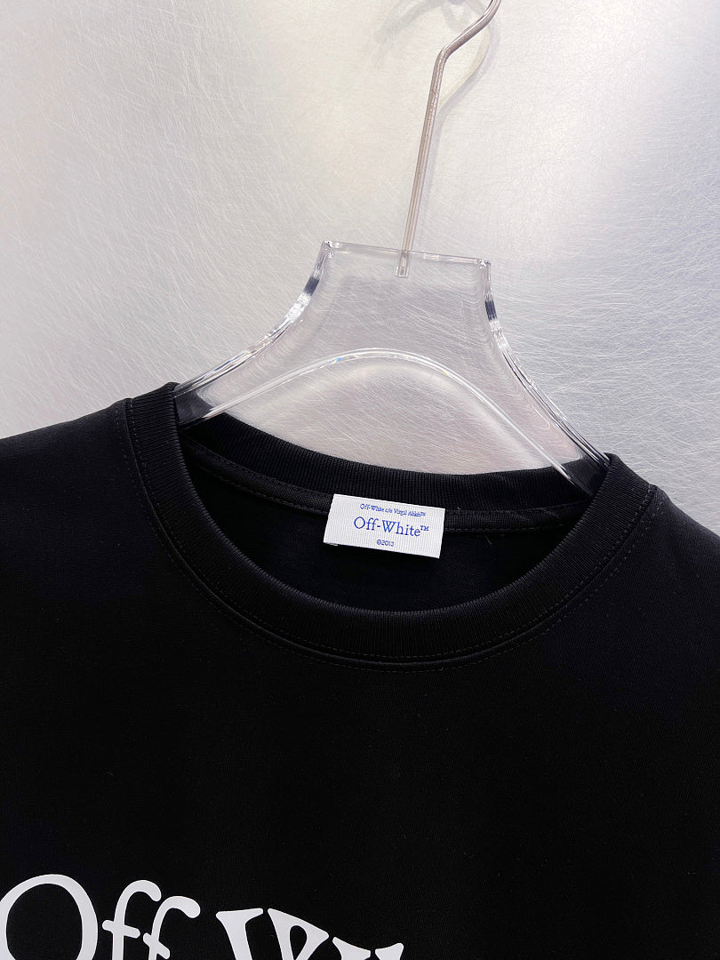 OFF-WHITE Logo Print  Long-Sleeve T-Shirt