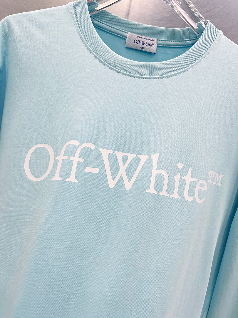 OFF-WHITE Logo Print  Long-Sleeve T-Shirt