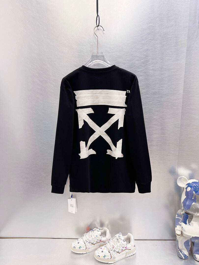 OFF-WHITE Tape Arrow  Long-Sleeve T-Shirt