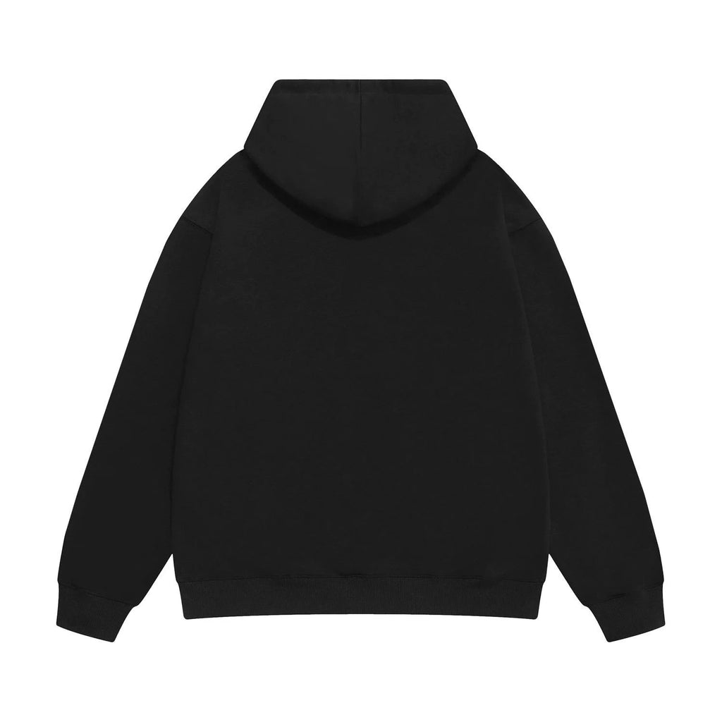 PURPLE Logo Pattern Printed Hoodie