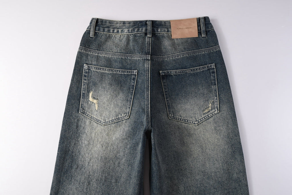 Purple Brand Crystal Diamond Jeans #9131