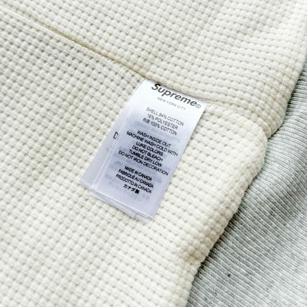 Supreme 25FW Thermal-Lined Zip-Up Hoodie