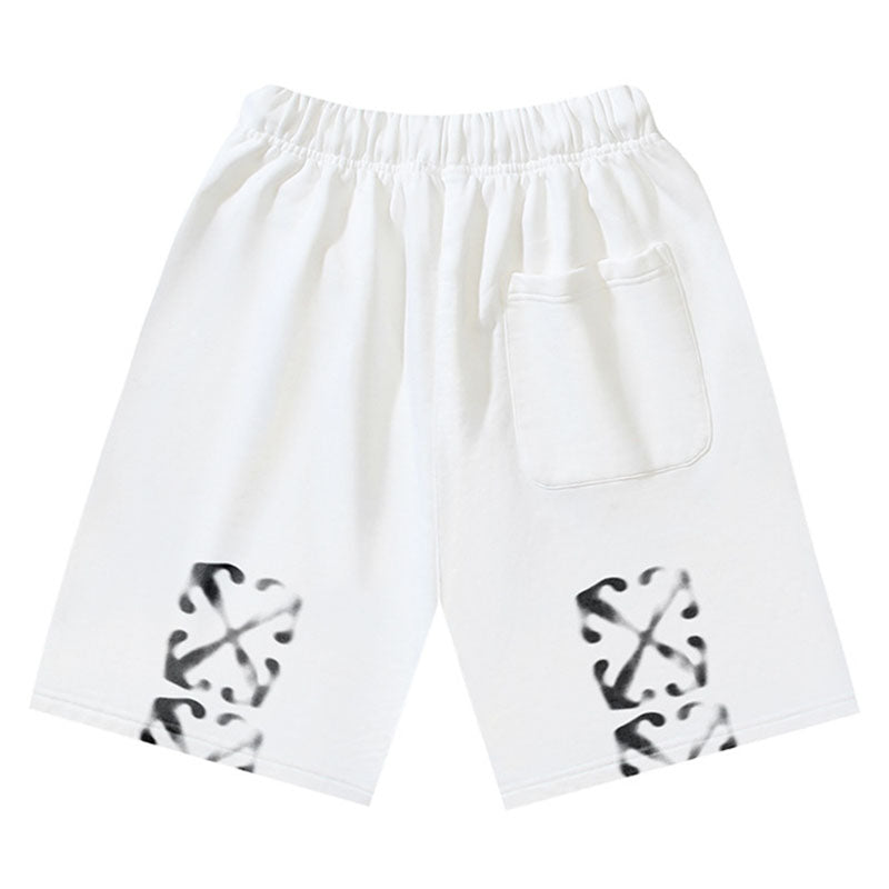 Off-White Logo Arrows Printed Shorts